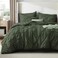 Bedsure Twin Comforter Set &amp; Sheet Set, 5-Piece Olive Green Bedding Set