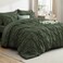 Bedsure Twin Comforter Set &amp; Sheet Set, 5-Piece Olive Green Bedding Set
