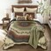 Donna Sharp Pine Circle Quilted Bedding Set, King Size, 3-Piece, 104" X 104