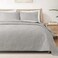 Exclusivo Mezcla King Quilt Set, Light Grey