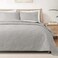 Exclusivo Mezcla King Quilt Set, Light Grey