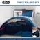 Jay Franco Star Wars Full Comforter Set 7 Piece Soft Bedding for Boys, Dark Blue