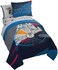 Jay Franco Star Wars Full Comforter Set 7 Piece Soft Bedding for Boys, Dark Blue