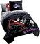 Jay Franco Marvel Comics Spiderman Queen Comforter Set 7 Piece Soft Bedding, Black