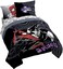 Jay Franco Marvel Comics Spiderman Queen Comforter Set 7 Piece Soft Bedding, Black