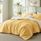 Bedsure Floral Comforter Set Cute Bedding Set Twin/TwinXL Reversible Yellow