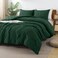 Andency Dark Emerald Green Alaskan King Comforter Set 128X120 Extra Large
