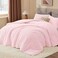 Bedelite Fleece Queen Comforter Set, Fluffy Bed Set, Cherry Blossom