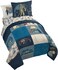 Jay Franco Star Wars Full Comforter Set 7 Piece Soft Bedding for Boys, Blue