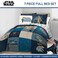 Jay Franco Star Wars Full Comforter Set 7 Piece Soft Bedding for Boys, Blue