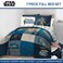 Jay Franco Star Wars Full Comforter Set 7 Piece Soft Bedding for Boys, Blue