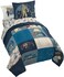 Jay Franco Star Wars Full Comforter Set 7 Piece Soft Bedding for Boys, Blue