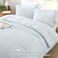 Andency Blue Gingham Comforter Set Twin, Blue Checkered Grid Plaid Bedding