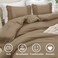 Andency Taupe Comforter Set Full, 3 Pieces Boho Tassel Bedding