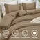 Andency Taupe Comforter Set Full, 3 Pieces Boho Tassel Bedding