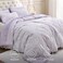 Bedsure Lavender Comforter Set Cute Bow Bedding Set Qfull 3 Pieces