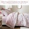 Madison Park Essentials Pink Floral Comforter Set with Sheets King,7pc