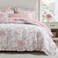 Madison Park Essentials Pink Floral Comforter Set with Sheets King,7pc
