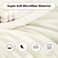 Weigelia Queen Comforter Set with Sheets - Ivory 7 Piece Bed in a Bag Queen