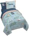 Jay Franco One Piece Luffy Full Comforter Set 7 Piece Soft Anime Bedding, Multi