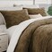 Bedelite Fluffy Sherpa King Comforter Set, Brown