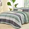 Andency Super King Comforter Set, Sage Green, 7 Pieces Bed in a Bag
