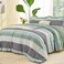 Andency Super King Comforter Set, Sage Green, 7 Pieces Bed in a Bag