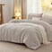 Bedsure Twin/Twin XL Comforter Set Prewashed Bedding 2PCS Linen 68"x88