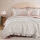 Bloomhaven Twin XL Comforter SET-5 Pieces Floral Ruffle Bedding Set