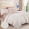 Bloomhaven Twin XL Comforter SET-5 Pieces Floral Ruffle Bedding Set
