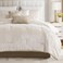 Madison Park Velvet Jacquard Champagne King Comforter Set, 7PC