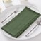 DeZerlor Olive Green Summer Fall Linen Reusable Cloth Napkins Set of 12