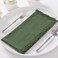 DeZerlor Olive Green Summer Fall Linen Reusable Cloth Napkins Set of 12