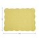 Hombys Quilted Placemats Set of 6 Washable-13X18 Inches Rectangular Placemats for Kitchen Table-100% Cotton Fabric Rectangular Table Mats, (Yellow)