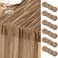 DeZerlor Nude Cheesecloth Table Runners 6 Pack Fall Runners