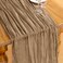 DeZerlor Nude Cheesecloth Table Runners 6 Pack Fall Runners