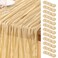 DeZerlor Champagne Cheesecloth Table Runners 12 Pack Summer Boho Runners