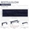 RestfulGlow 6 Pack Navy Blue Cheesecloth Table Runner 35 X 120 Inch