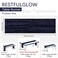 RestfulGlow 6 Pack Navy Blue Cheesecloth Table Runner 35 X 120 Inch