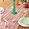 DeZerlor Dusty Pink Cheesecloth Table Runners 10 Pack Summer Boho Runners