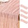DeZerlor Dusty Pink Cheesecloth Table Runners 4 Pack Summer Boho Runners