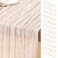 DeZerlor Ivory White Cheesecloth Table Runners 12 Pack Summer Boho Runners