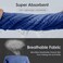 Jml Microfiber Bath Towels, Navy, 30" X 60", 2 Pack
