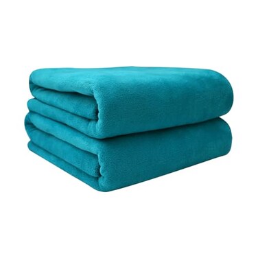 Jml Large Microfiber Bath Towels Set, 2 Pack, 30" X 60", Teal