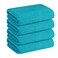 Jml Microfiber Bath Towels, 4 Pack, 30" X 60", Teal