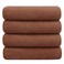 Jml Microfiber Bath Towels, 30" X 60", 4 Pack, Brown