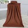 Jml Microfiber Bath Towels, 30" X 60", 4 Pack, Brown