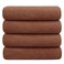 Jml Microfiber Bath Towels, 30" X 60", 4 Pack, Brown