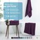 Martex 2-Pack Ultimate Performance Bath Sheet Set, Dark Purple, 33" X 65