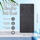 SmoothNovelty 16 Pack Microfiber Bath Towels Bulk, Deep Grey, Stripe